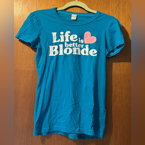 Life Is Better Blonde Tshirt ASO Jessica Simpson - Picture 2 of 8
